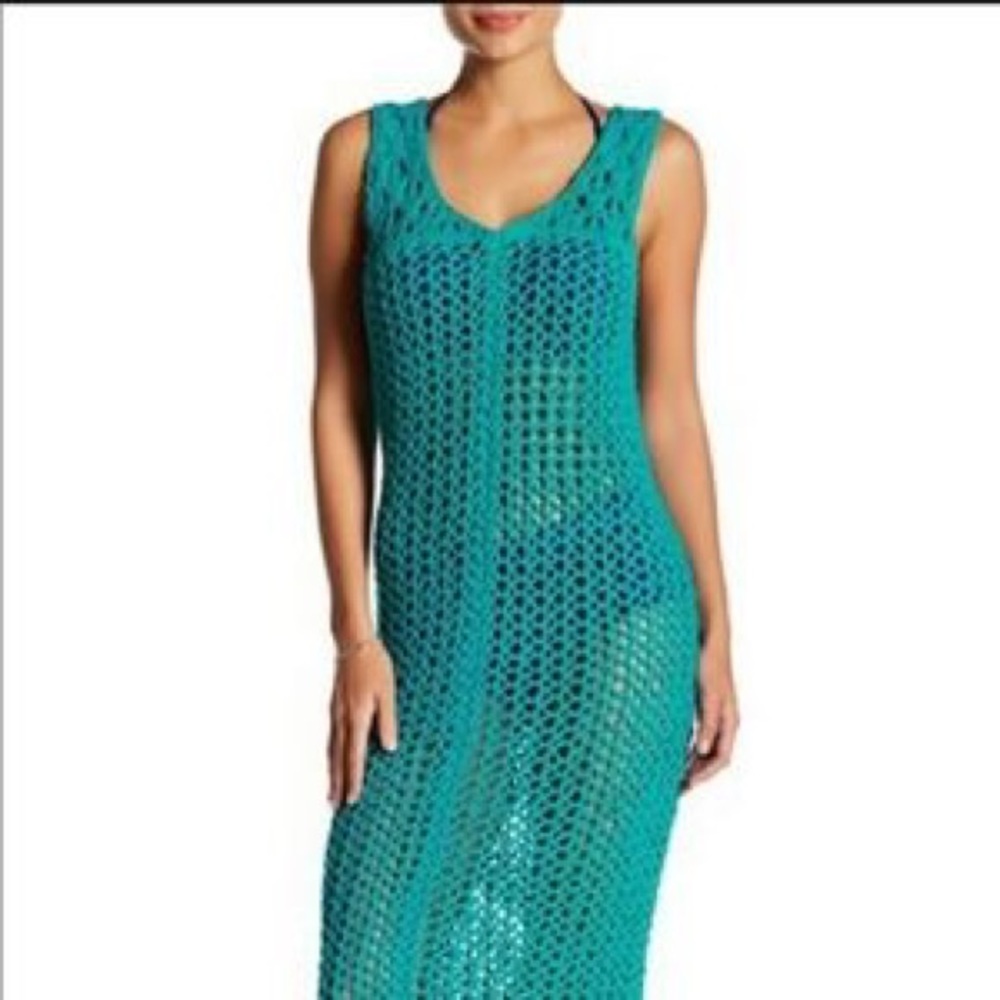 Tart Teal Knit Coverup size XS